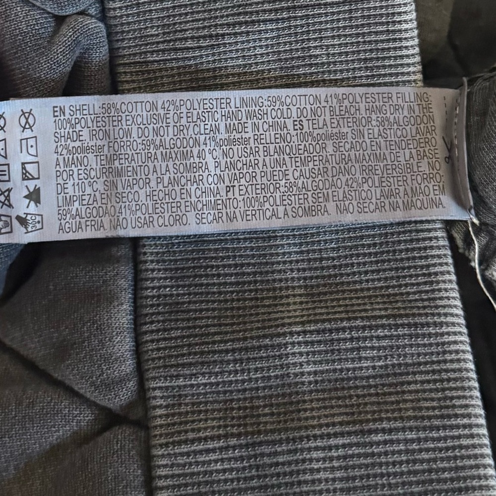 Forever 21 Quilted Mineral Wash Full Zip Hoodie Jacket - Picture 8 of 8